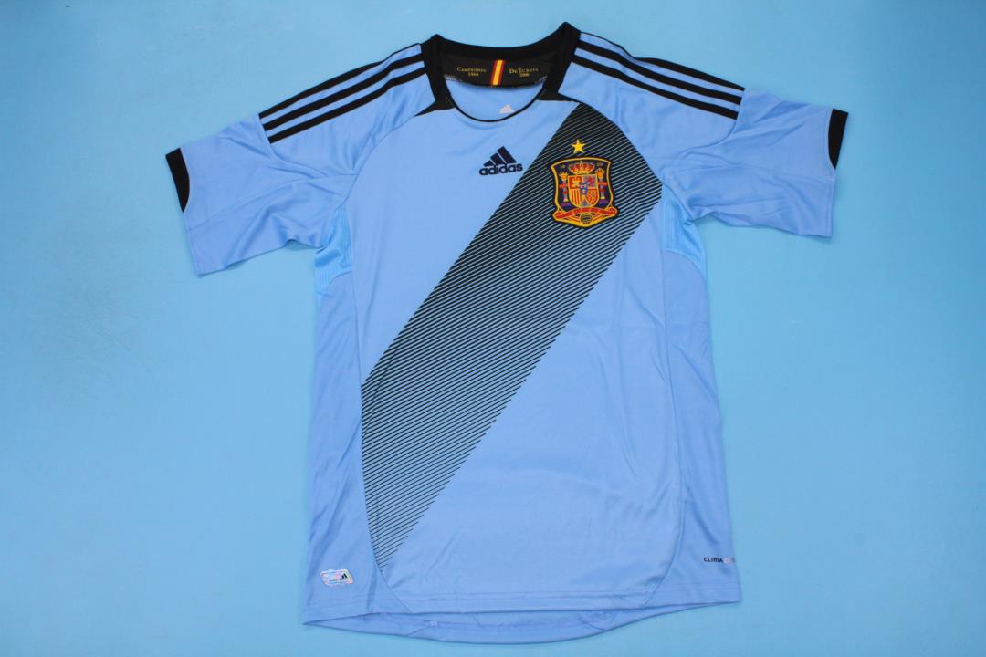AAA Quality Spain 2012 Away Blue Soccer Jersey
